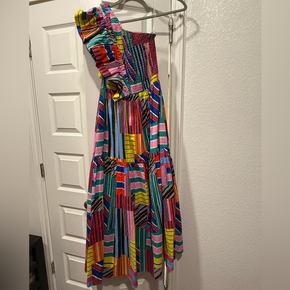 Colorful Patterned Maxi Dress
